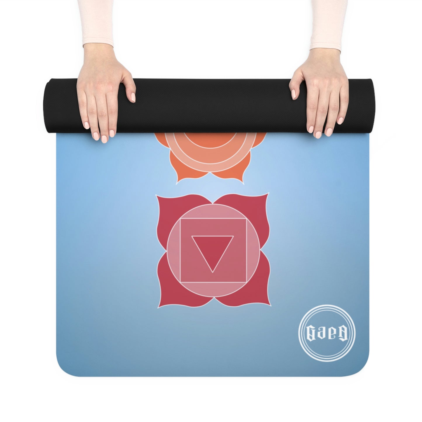 7 Chakra Rubber Yoga Mat