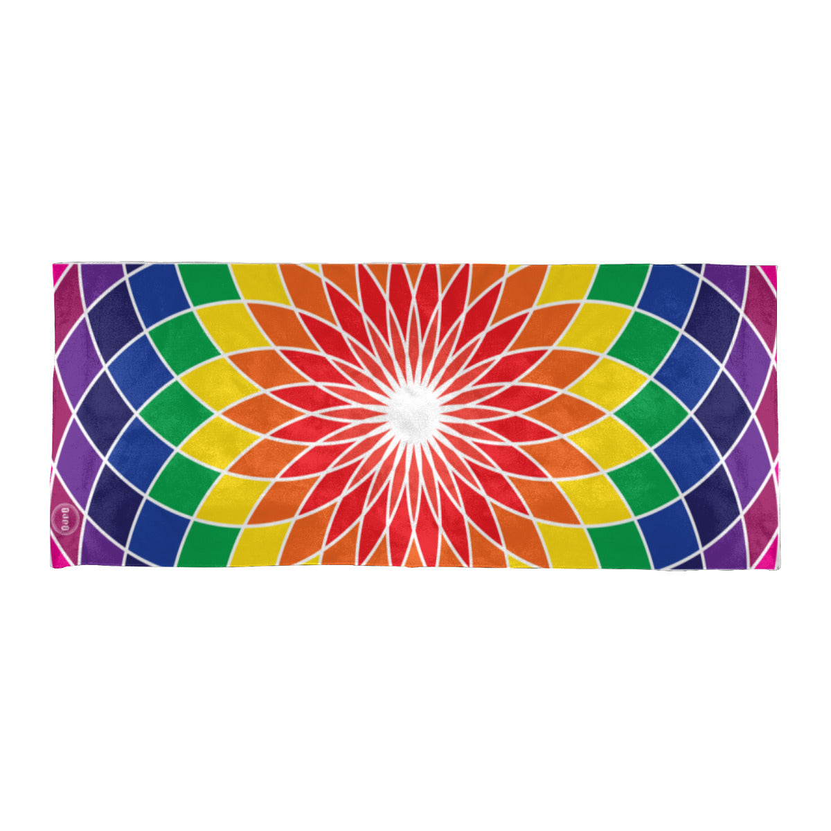 Colourful Mandala Yoga Mat Towel